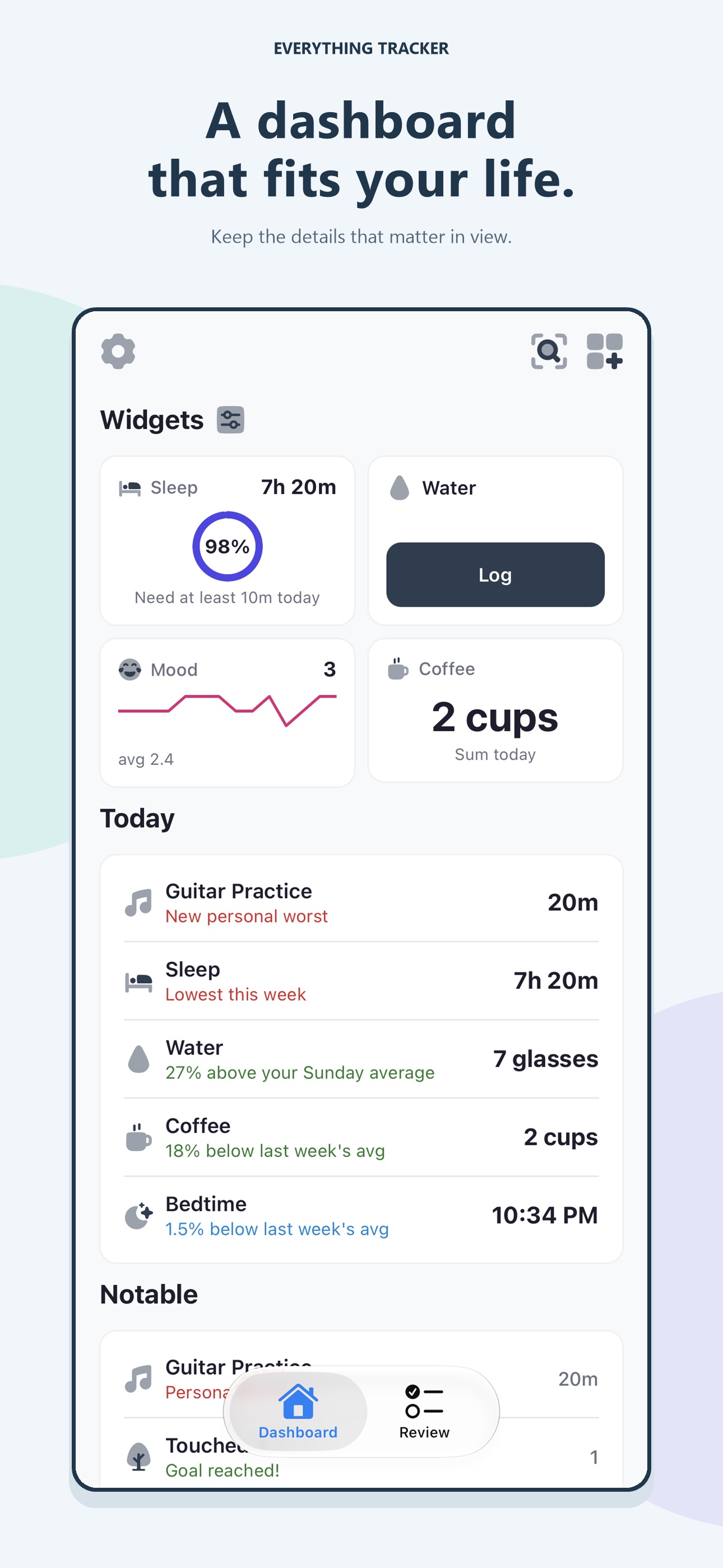 Screenshot 2 of Everything Tracker App