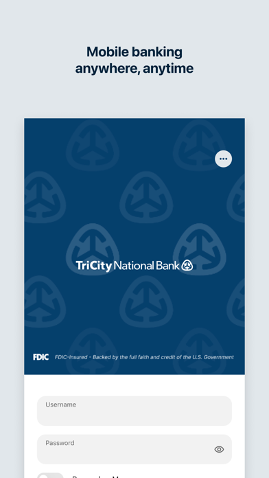 Tri City National Bank app screenshot