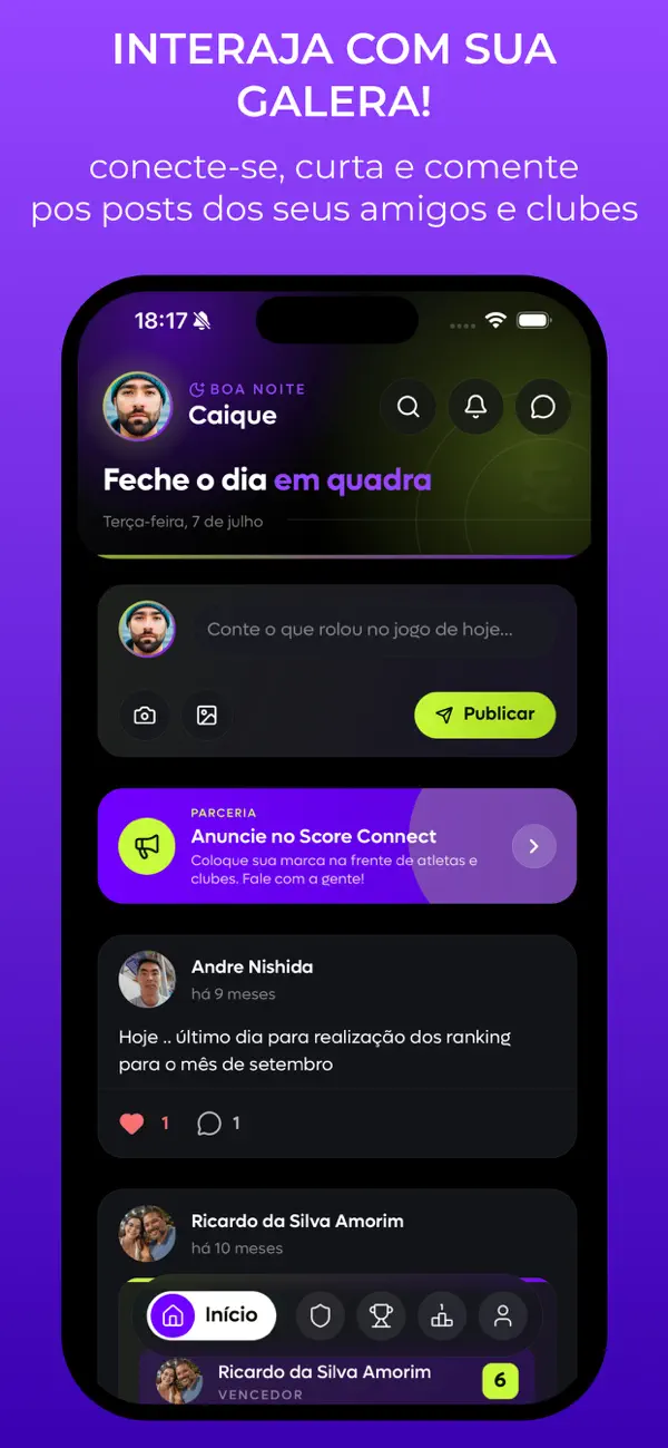 Screenshot #1 pour Score Connect