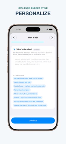 Travvy - AI Trip Planner iPhone screenshot