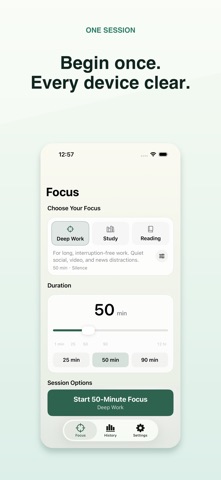 OneFocus: Deep Work Screenshot 1 of 4