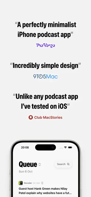 Queue - Simple Podcasts screenshot 1