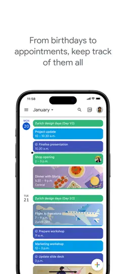 Google Calendar: Get Organized iPhone Screenshot 2