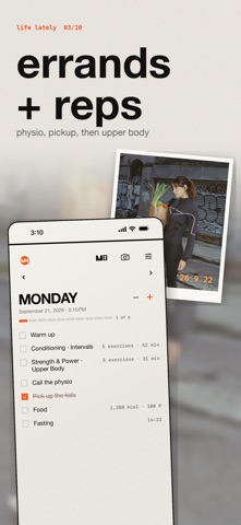 MVIII Workout & Daily Planner screenshot