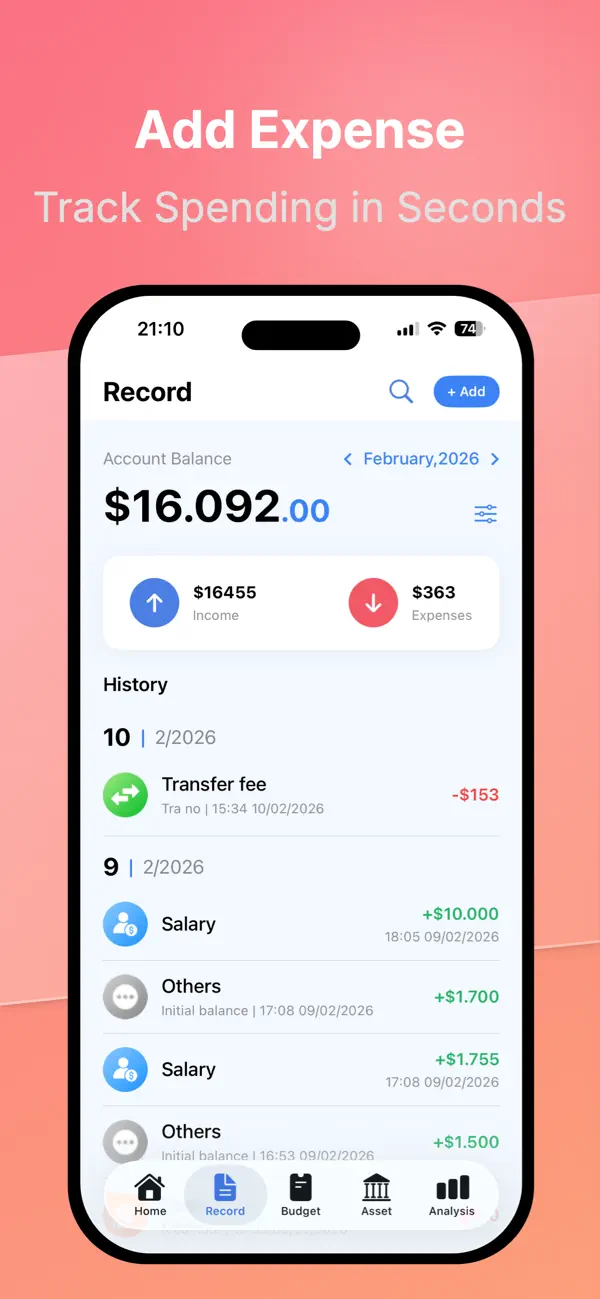 #1. Quick Spend Manager (iOS) Podle: Phuong Mai