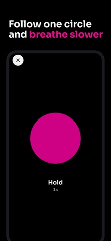 Pink Breath: Box Breathing Screenshot 4 of 5