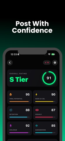 VidScore AI: Viral Analytics screenshot