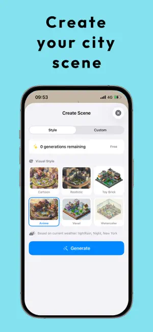 AI Weather & Cityscapes: Erin screenshot 3