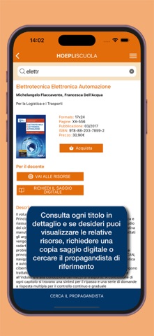 Catalogo Hoepli Scuola iPhone screenshot