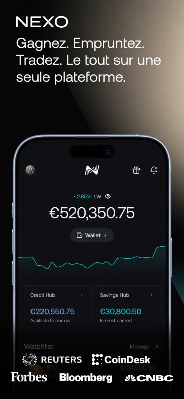 Screenshot #3 pour Nexo: Buy Bitcoin & Crypto