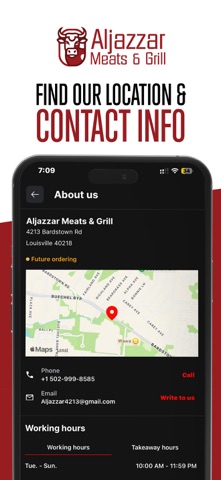 Aljazzar Meats & Grill iPhone screenshot
