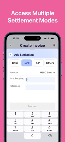 mazu Invoice Billing App screenshot
