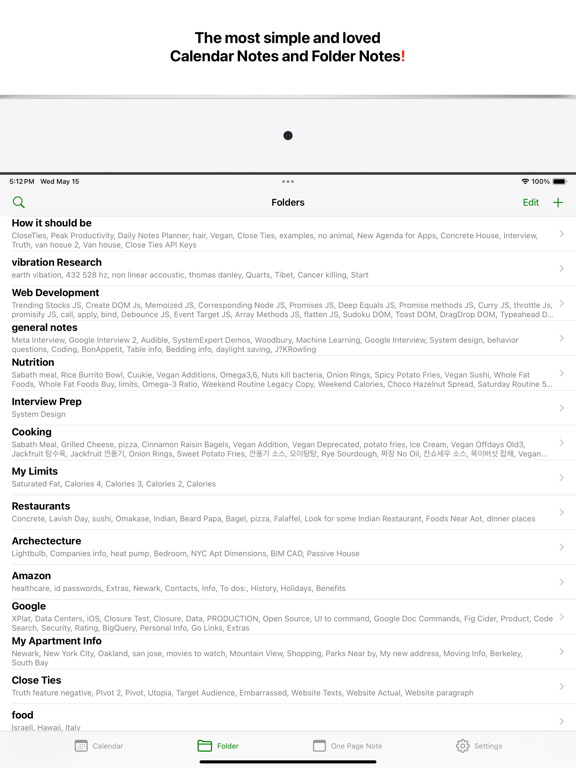 Screenshot #2 for Daily Notes Planner 3