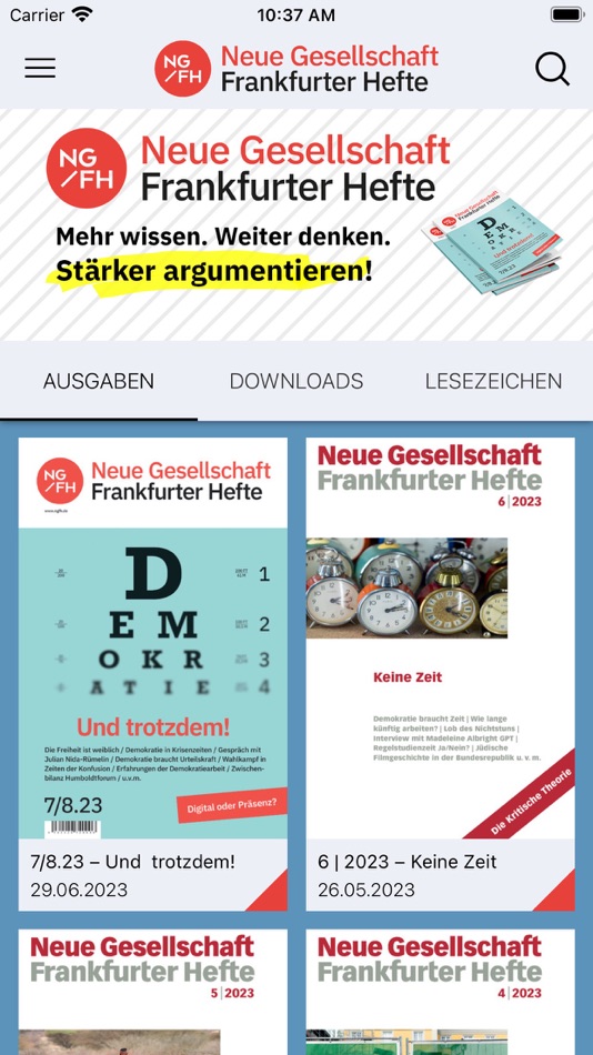 #1. NG|FH (iOS) 由: Verlag J.H.W. Dietz Nachf., Bonn