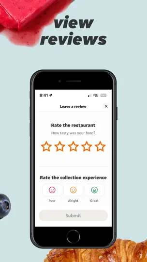 Capture d'écran de Just Eat - Food Delivery sur iPhone 6