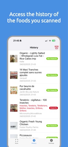 Insect Scan - Food Scanner Screenshot 4 of 4