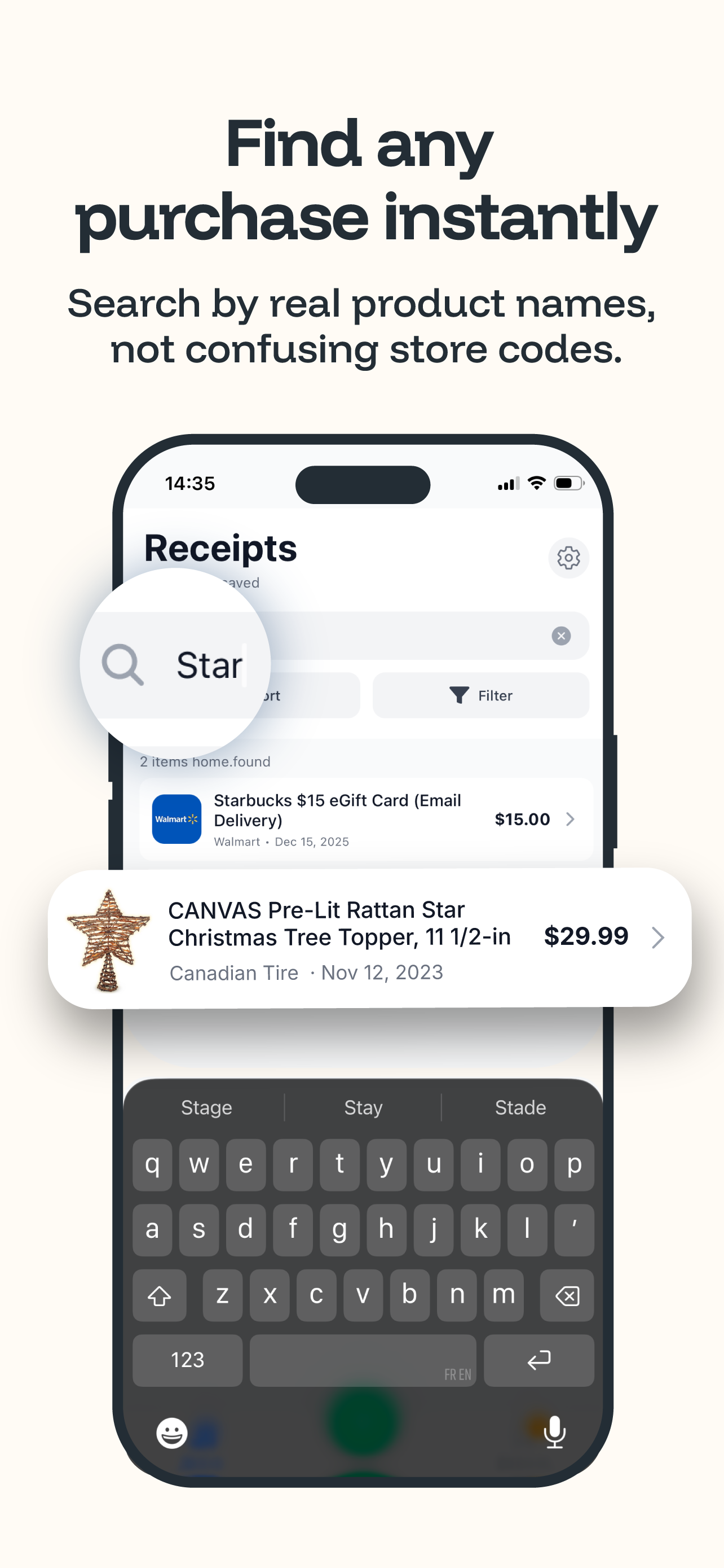 ReFound – Receipts & Returns