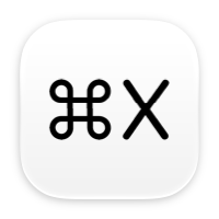 cmd+x