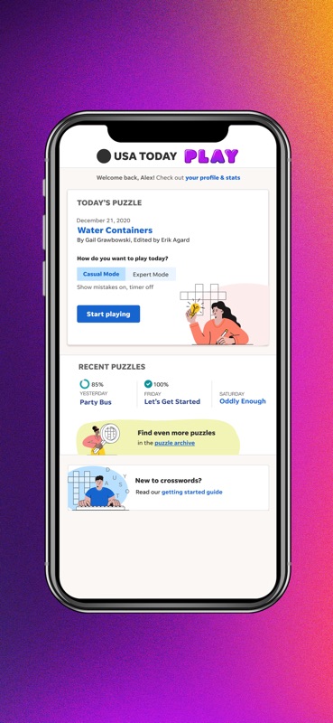 USA TODAY PLAY Crossword+ screenshot 2
