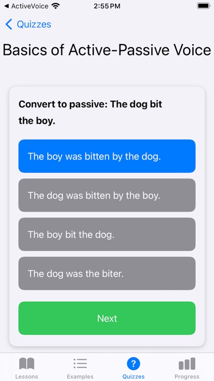 Active-Passive Tutor screenshot-5