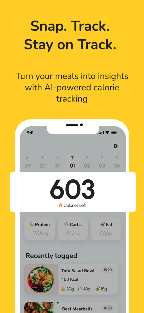 CalCountAI: Calorie Tracking screenshot 1