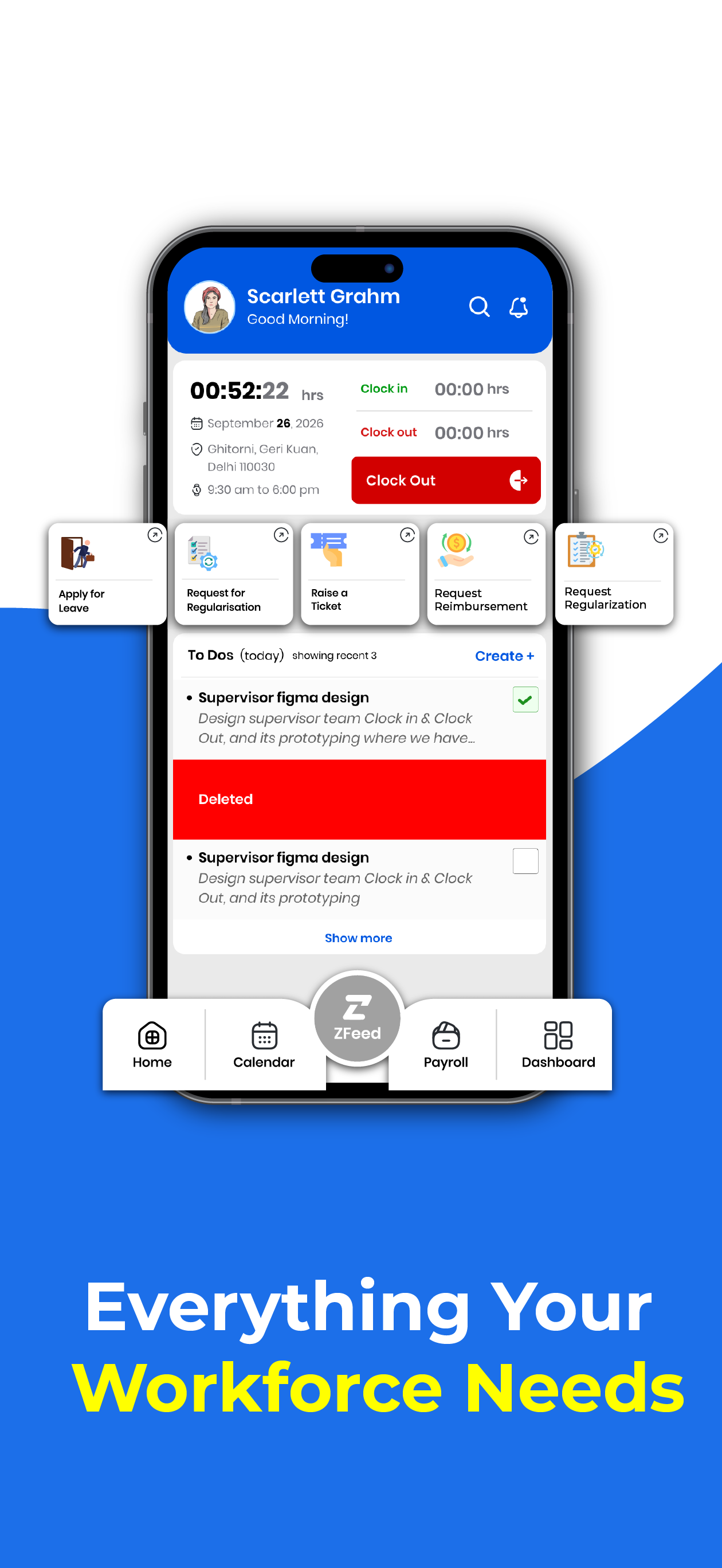 Zfour HR: Attendance & Payroll screenshot 3