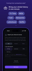 Seenr: Series & Movie Tracker screenshot