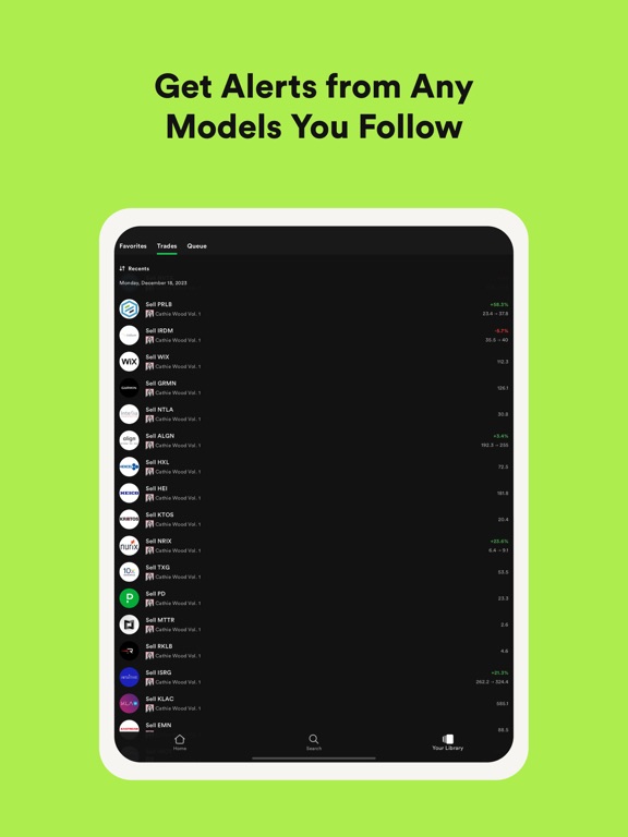Criesnyse: Noise-Free Trading iPad screenshot 4 - Finance app
