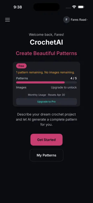 CrochetAI Studio screenshot 1