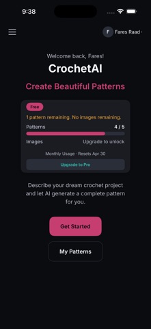 CrochetAI Studio Screenshot 1 of 5
