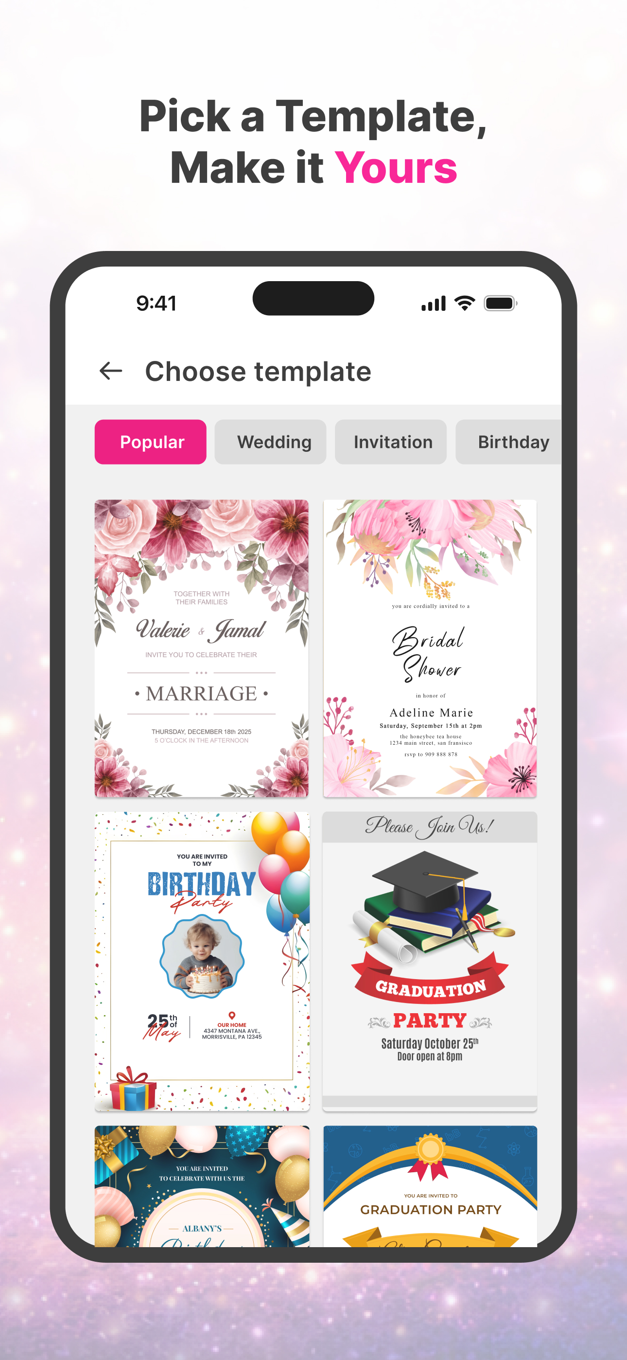 AI Invitation & Greeting Cards screenshot 4