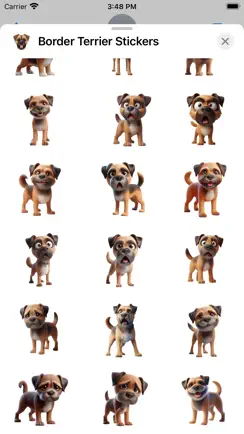 Border Terrier Stickers iPhone image 2