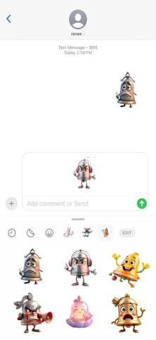 叮铃贴纸 screenshot