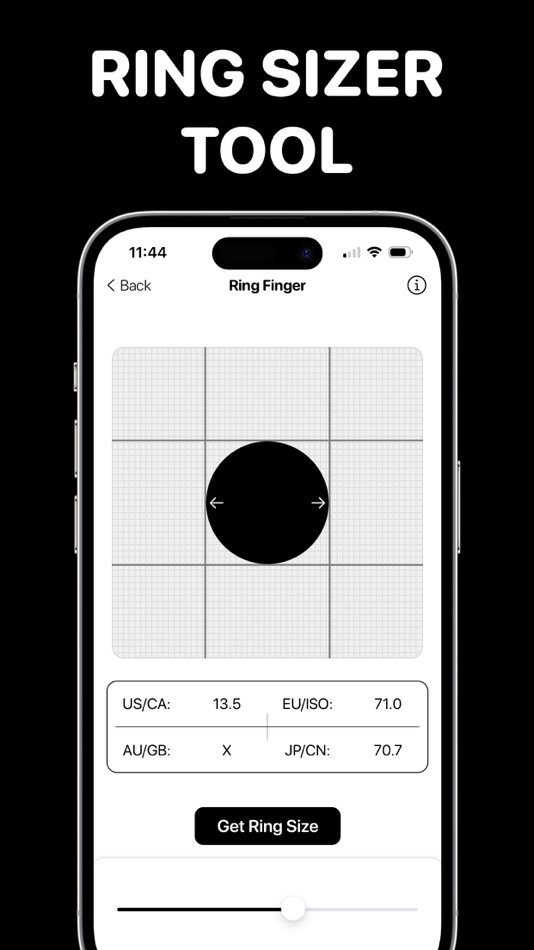 #3. Ring Sizer Tool (iOS) Podle: Appcano LLC