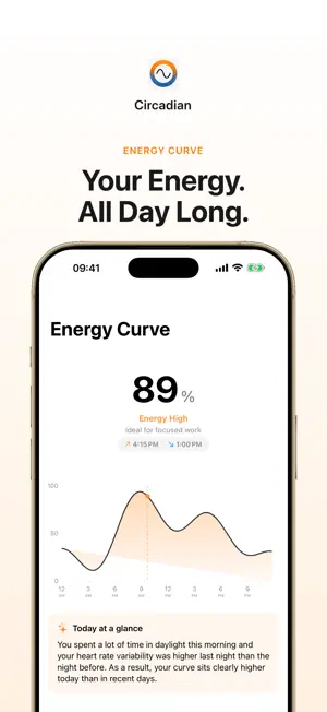 Circadian: Sleep & Energy screenshot 1