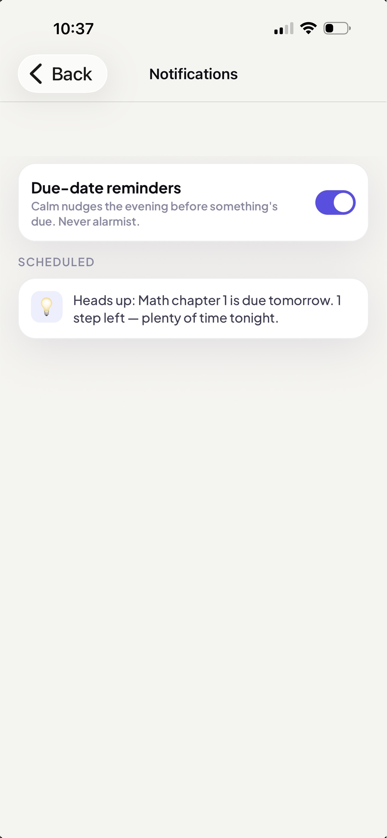 Screenshot 1 of DueBound