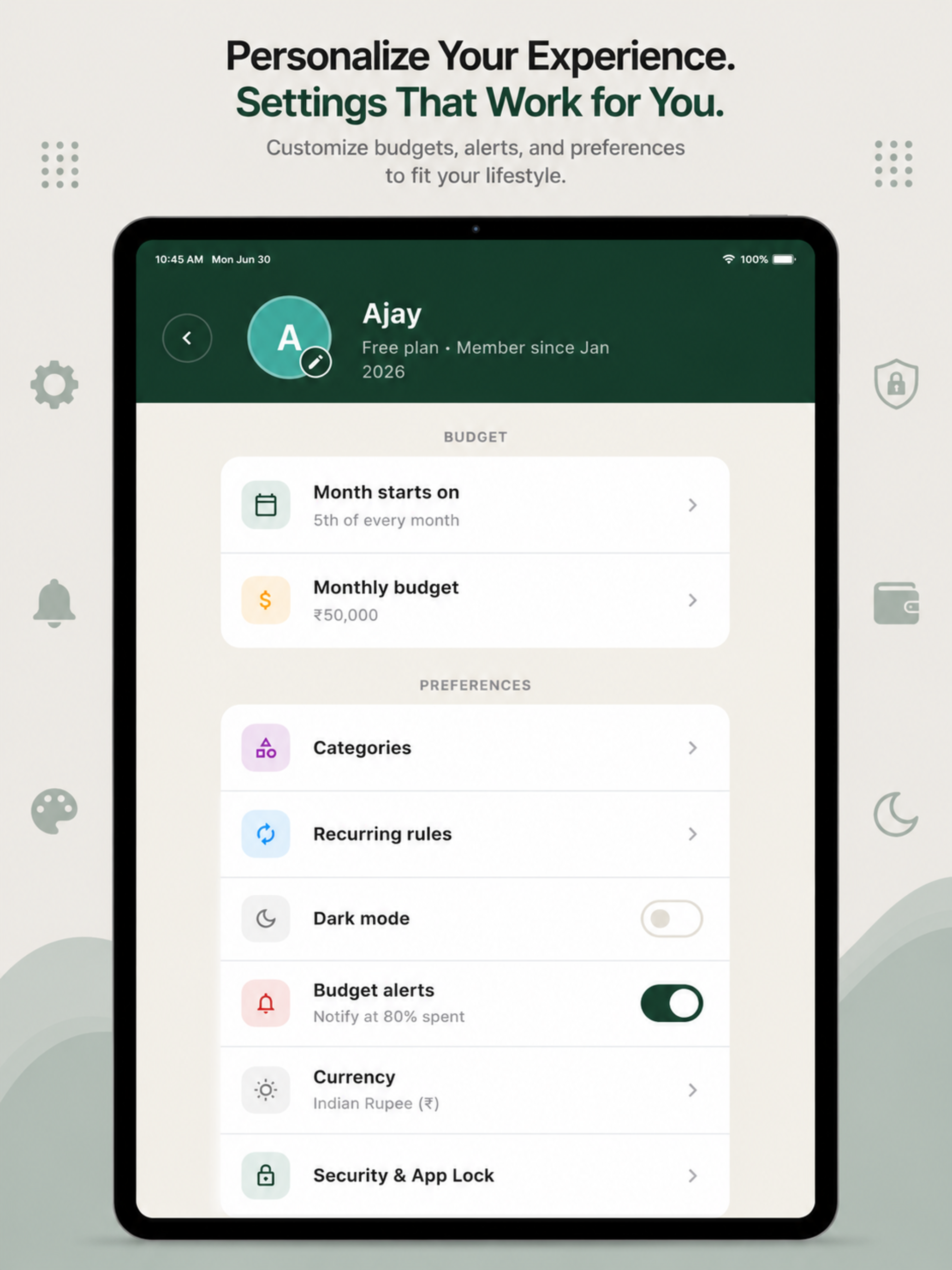 Expense Tracker & Planner