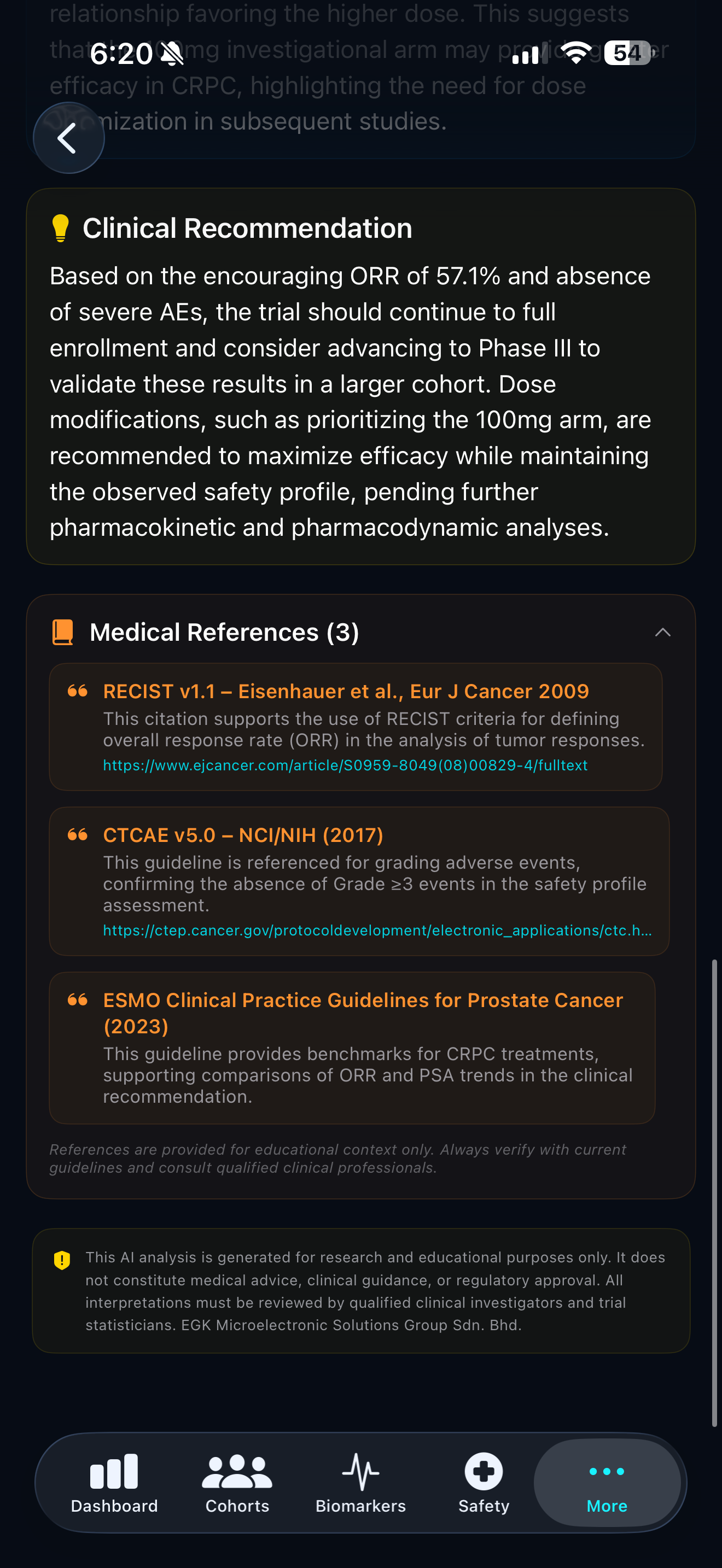 EGK ClinicalTrackAI screenshot 3