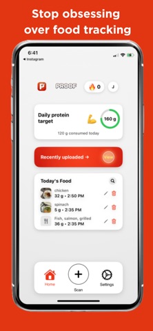 Proof - Protein Tracker Screenshot 1 of 3