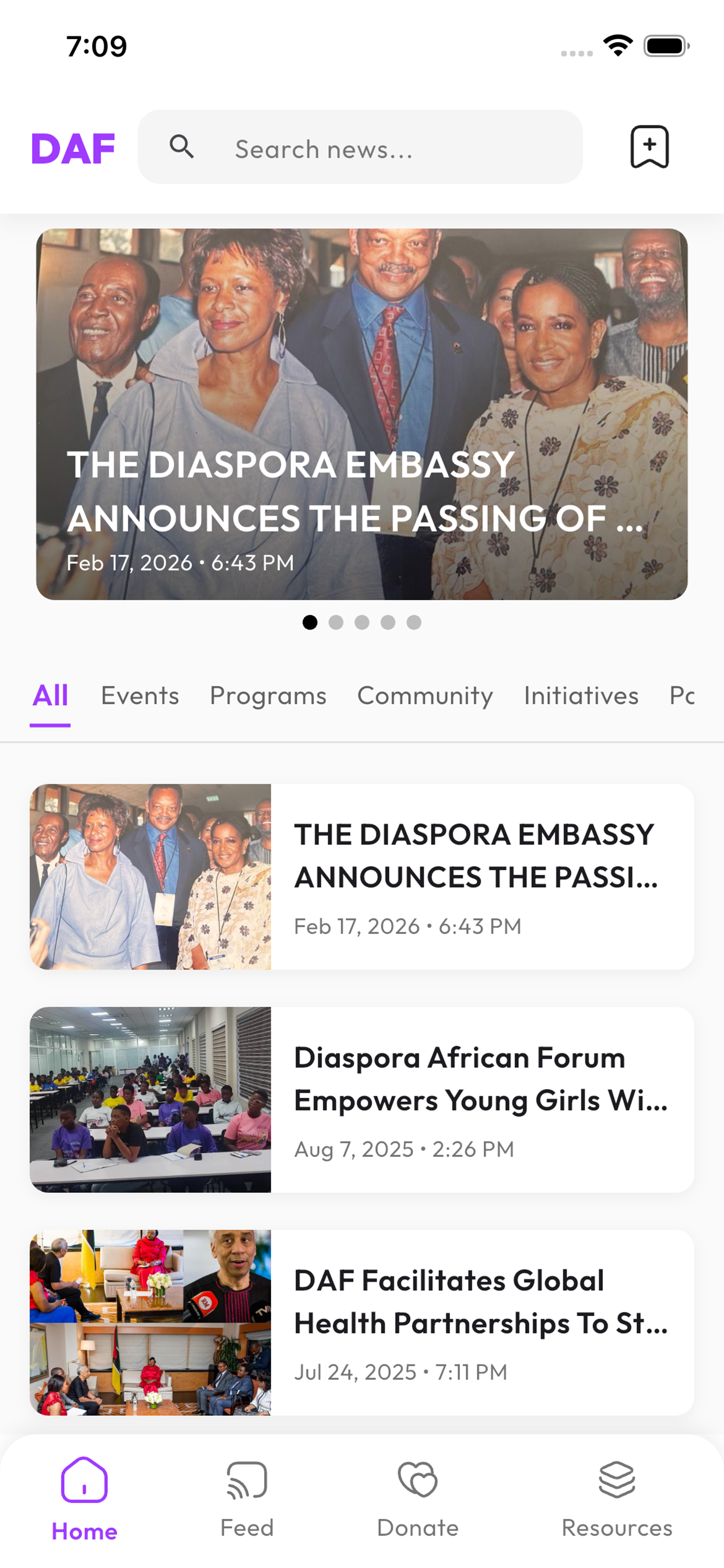 Diaspora African Forum App screenshot 3