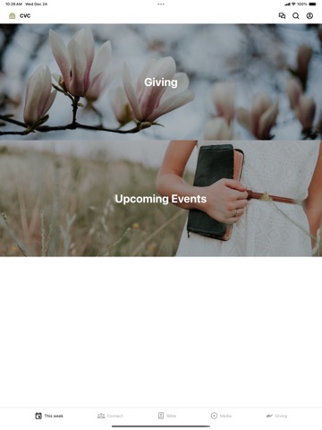 Chagrin Valley Chapel iPad screenshot