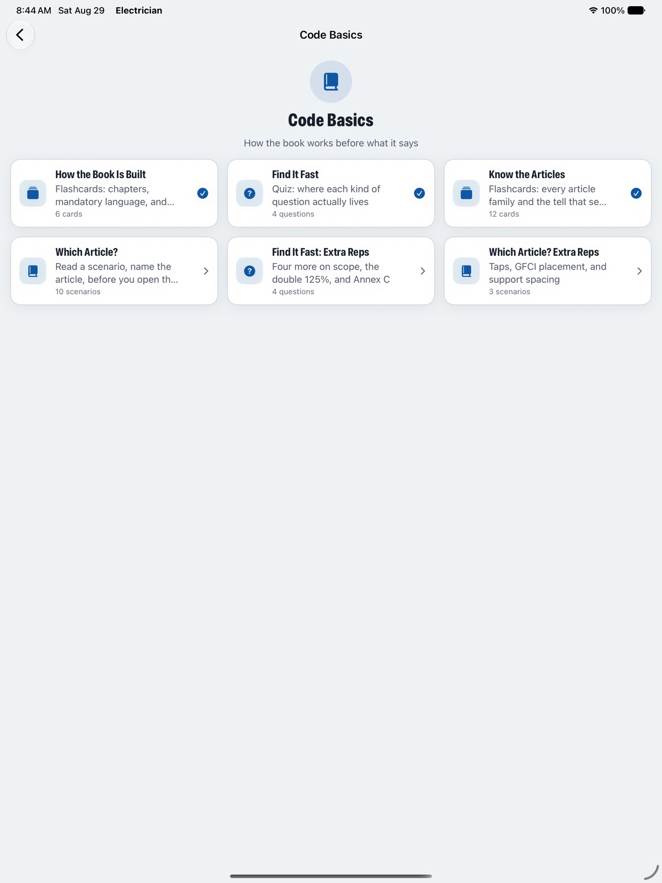 Screenshot 12 of US Electrician Exam Practice