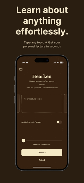 Hearken - custom lectures Screenshot 2 of 6