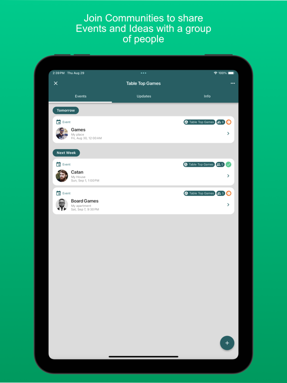 Friendcasts iPad screenshot 6 - Social Networking app