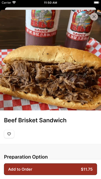 Tin Hut BBQ To Go iPhone screenshot 3 - Food & Drink app