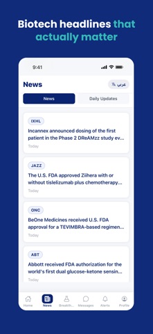 Bio Pharma Stock iPhone screenshot 5