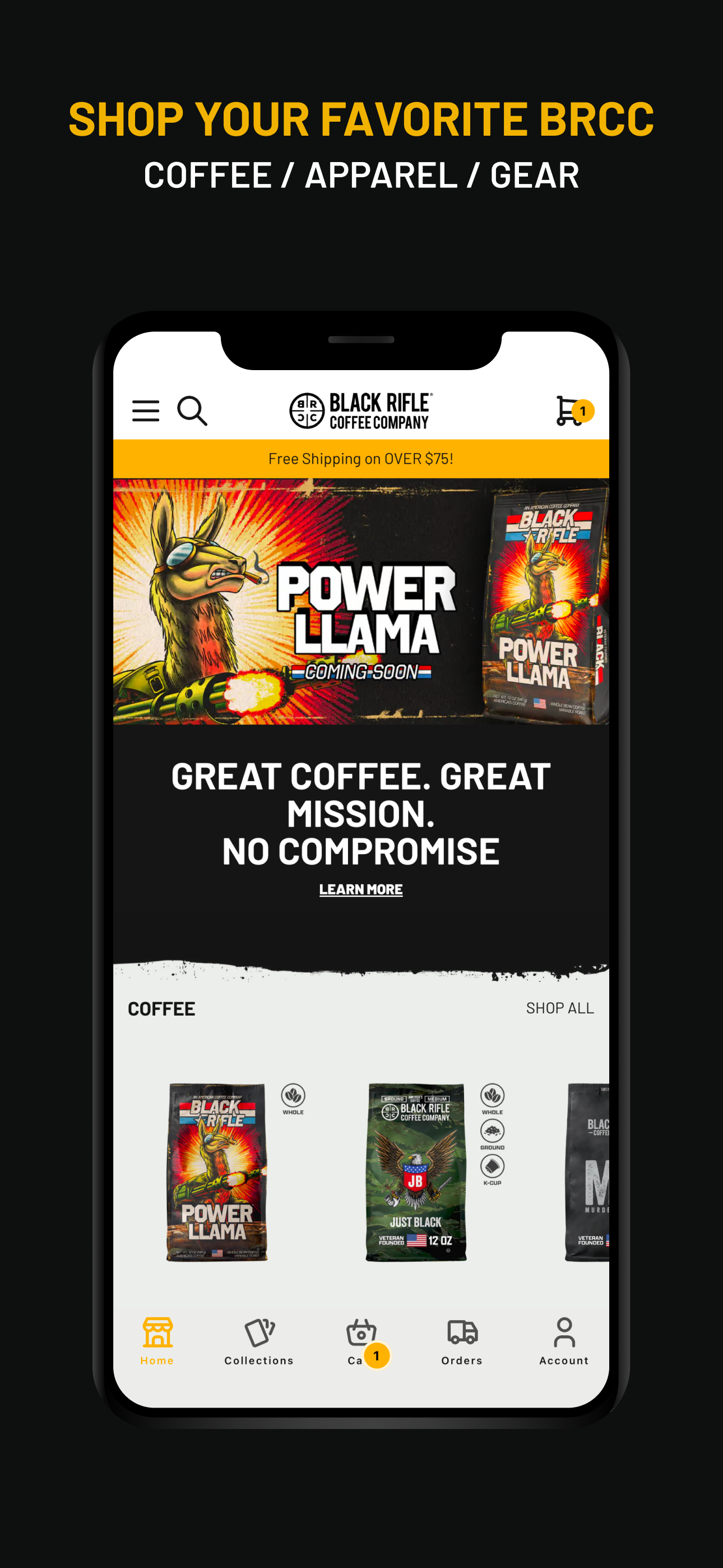 Black Rifle Coffee Company screenshot 2