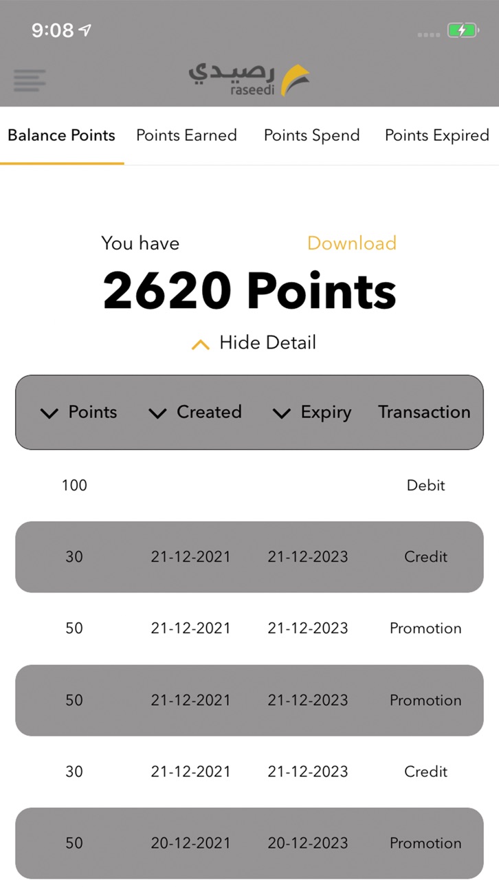 iPhone screenshot