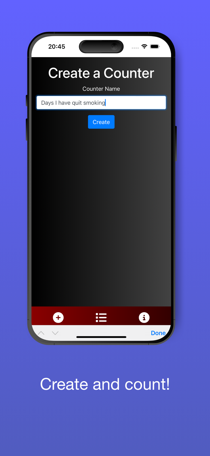 Simple Multi-Counter tracker
