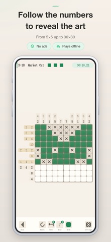 Nonogram - Pixel Logic Puzzle Screenshot 1 of 10